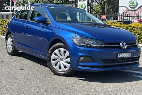 Blue 2021 Volkswagen Polo Hatch 70TSI TRENDLINE F