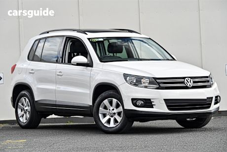 White 2013 Volkswagen Tiguan SUV 132TSI PACIFIC 4WD