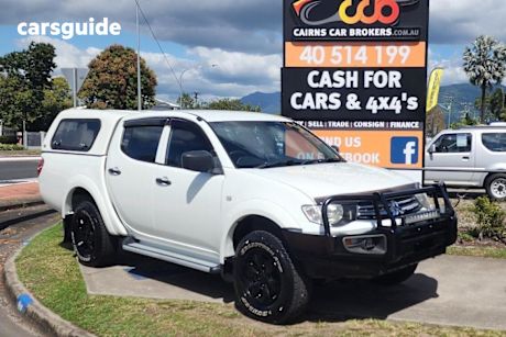 White 2015 Mitsubishi Triton Double Cab Utility Glx (4X4)