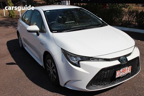 White 2020 Toyota Corolla Sedan Ascent Sport (Hybrid)