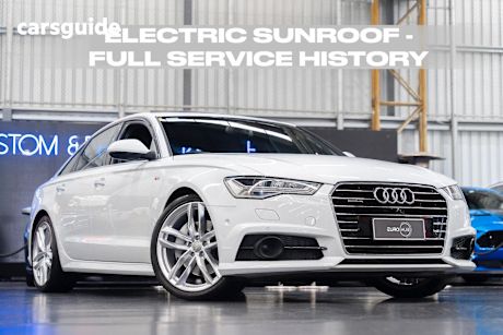 White 2017 Audi A6 Sedan 4WD