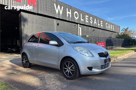 Silver 2008 Toyota Yaris Hatch YRS F