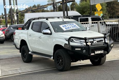 White 2020 Mitsubishi Triton Ute Tray GLS 4X4