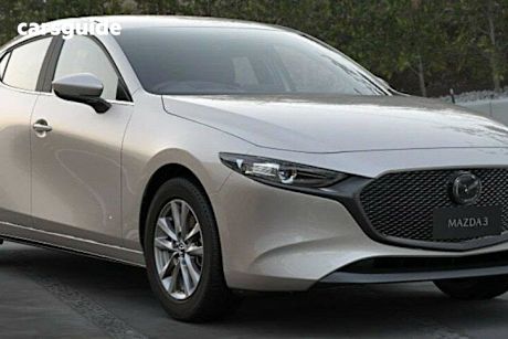 Beige 2025 Mazda 3 Hatchback G20 Pure