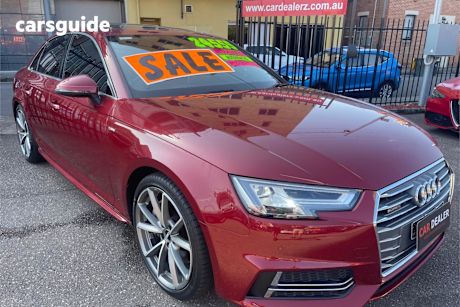 Red 2015 Audi A4 Sedan 2.0 Tfsi S-Line Quattro