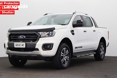 White 2020 Ford Ranger Ute Tray WILDTRAK 4X4