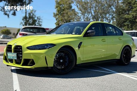 Green 2021 BMW M3 Sedan COMPETITION R
