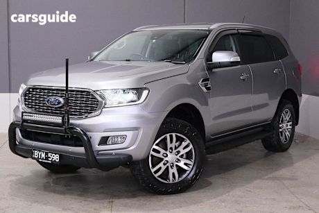 Silver 2022 Ford Everest Wagon Trend (Rwd)