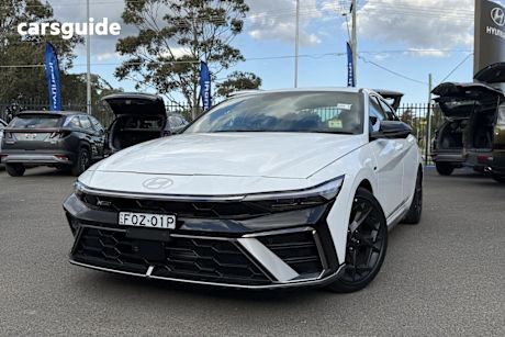 White 2024 Hyundai I30 Sedan N LINE PREMIUM F
