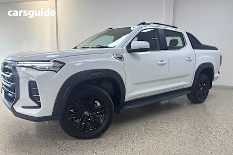 White 2024 LDV T60 Ute Tray MAX LUXE 4X4