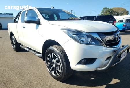 White 2017 Mazda BT-50 Ute Tray XTR 4X4