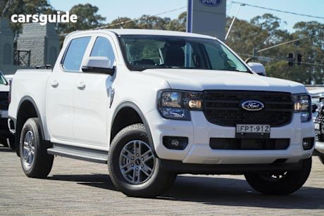 White 2025 Ford Ranger Ute Tray XLS 4X4