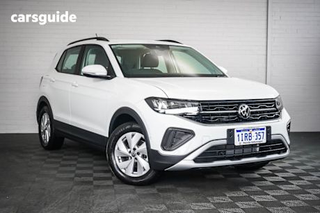 White 2024 Volkswagen T-Cross Wagon 85Tfi Life