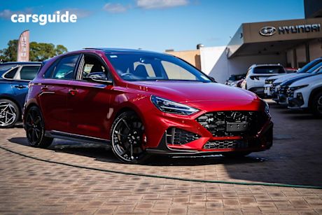 Red 2025 Hyundai I30 Hatchback N Premium With Sunroof