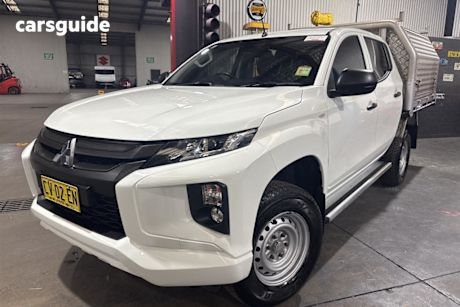 White 2019 Mitsubishi Triton Double Cab Pick Up Glx Adas