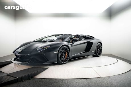 Black 2018 Lamborghini Aventador Sedan S 4WD