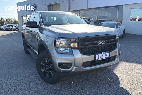 Silver 2024 Ford Ranger Ute Tray BLACK EDITION 4X4