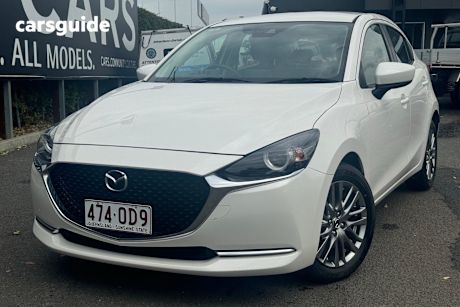 White 2021 Mazda Mazda2 Hatch G15 EVOLVE F