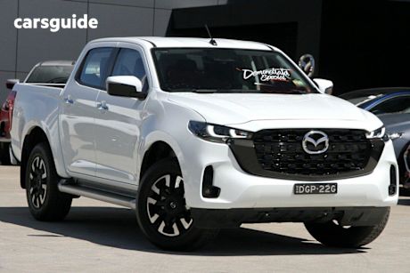 White 2024 Mazda BT-50 Dual Cab Pick-up Xtr (4X2)