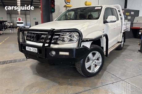 White 2019 Volkswagen Amarok Dual Cab Utility V6 Tdi 550 Highline