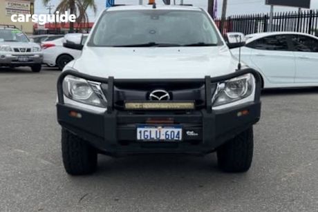 White 2017 Mazda BT-50 Dual Cab Utility Gt (4X4)