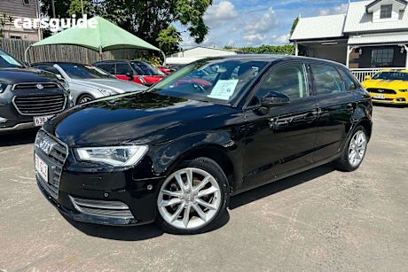 Black 2014 Audi A3 Hatch ATTRACTION F