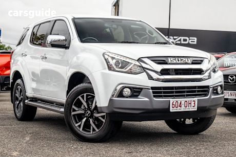 White 2019 Isuzu MU-X SUV LS-U R