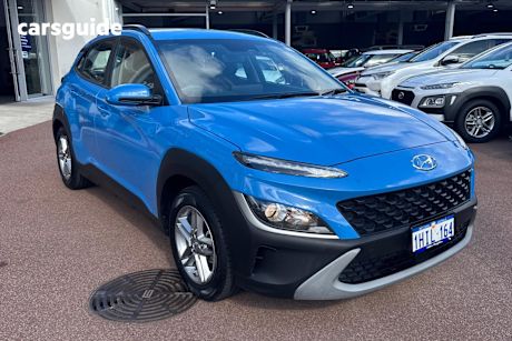 Blue 2021 Hyundai Kona SUV ACTIVE F