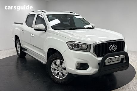 White 2021 LDV T60 Ute Tray PRO 4X4