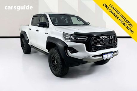 White 2023 Toyota Hilux Double Cab Pick Up Gr-Sport (4X4)
