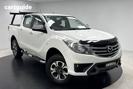 White 2020 Mazda BT-50 Ute Tray XTR 4X4