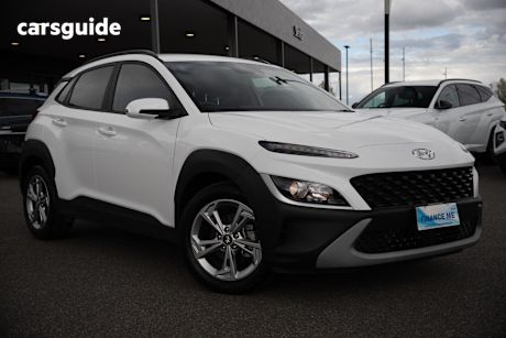 White 2022 Hyundai Kona SUV ACTIVE F