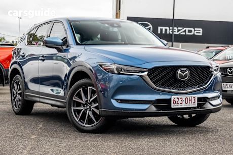 Blue 2019 Mazda CX-5 SUV GT 4X4