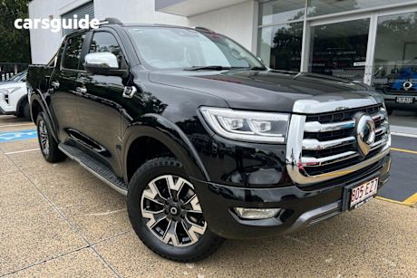Black 2022 GWM UTE Dual Cab Utility Cannon-X (4X4)