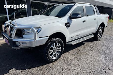 White 2016 Ford Ranger Ute Tray WILDTRAK 4X4