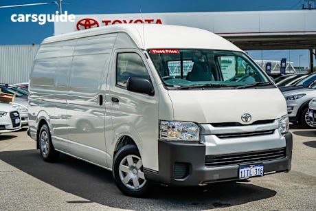 White 2018 Toyota HiAce Commercial R