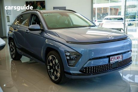 Blue 2024 Hyundai Kona Wagon Electric Premium Ext Range
