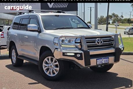 Silver 2017 Toyota Landcruiser Wagon Vx (4X4)