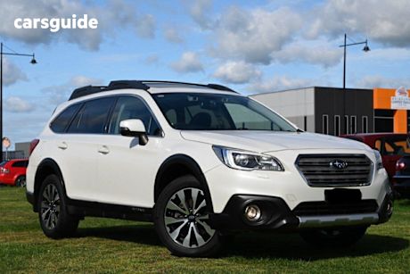 White 2017 Subaru Outback Wagon 2.0D Premium
