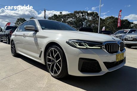 White 2022 BMW 530D Sedan M Sport Lci