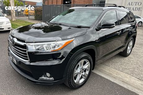 Black 2016 Toyota Kluger Wagon Grande (4X4)