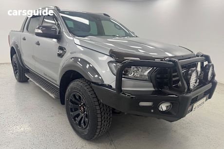 Silver 2021 Ford Ranger Double Cab Pick Up Wildtrak 2.0 (4X4)
