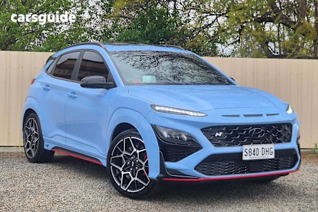 Blue 2022 Hyundai Kona SUV N PREMIUM F