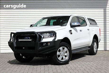 White 2022 Ford Ranger Ute Tray XLT 4X4