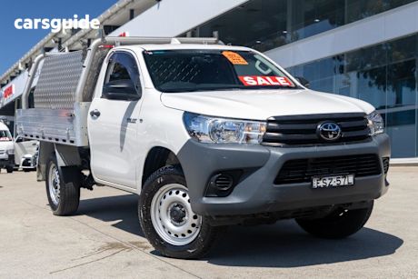 White 2021 Toyota Hilux Ute Tray WORKMATE HI-RIDER R