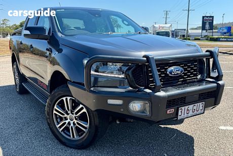 Grey 2019 Ford Ranger Ute Tray FX4 4X4