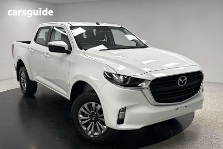 White 2023 Mazda BT-50 Ute Tray XT 4X4