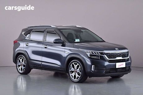 Grey 2020 Kia Seltos Wagon Gt Line (Awd)