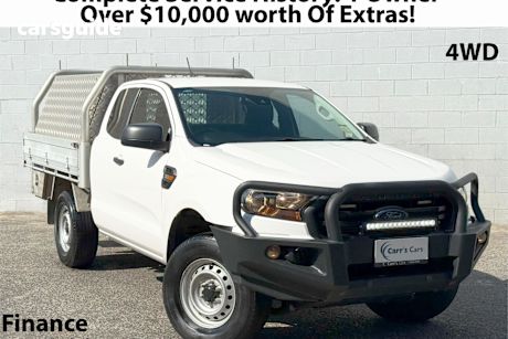 White 2020 Ford Ranger Ute Tray XL 4X4