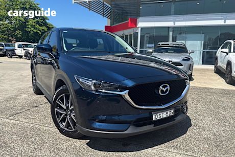 Blue 2017 Mazda CX-5 SUV GT 4X4